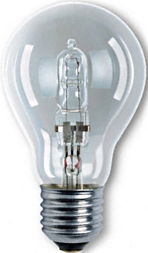 Xenon Halogen Lamp (105 W) with an E27 base, i...
