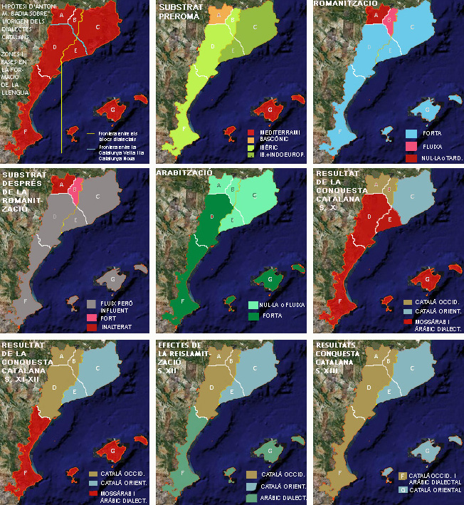 Mapes lingüístics del català