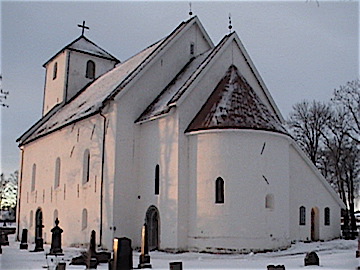 Hoff Kirke in winter