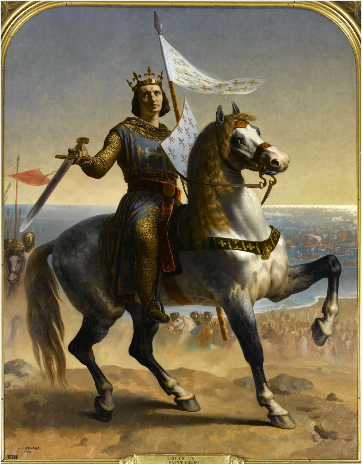 Ficheiro:Emile Signol - Louis IX, dit Saint Louis, Roi de France (1215-1270).jpg