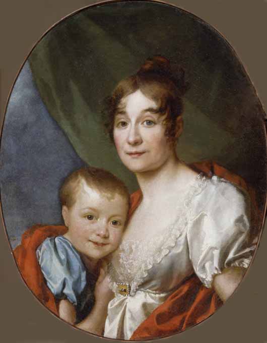 Portrait of Countess Shakhovskaya with Daughter