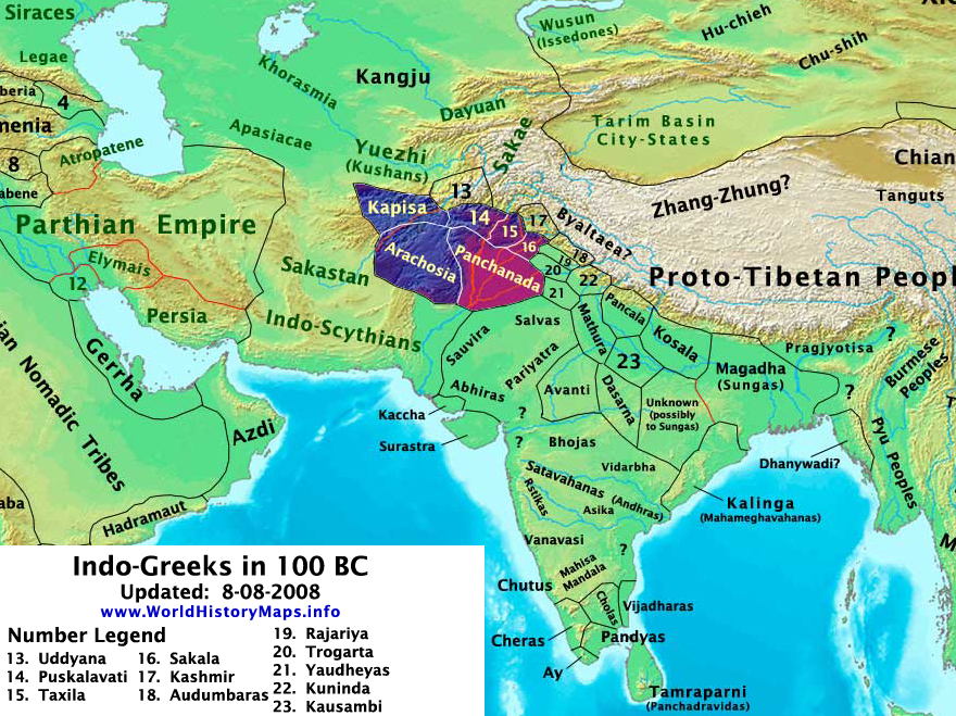 Indo Greeks in 300 BC