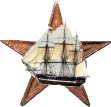 My first submission for the proposed WikiProject Ships Barnstars. The image is self-created based on a combination of the PD images Image:USS Constitution 1997.jpg and Image:Original Barnstar.png.