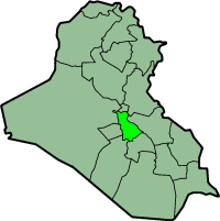 Местоположение в Ирак