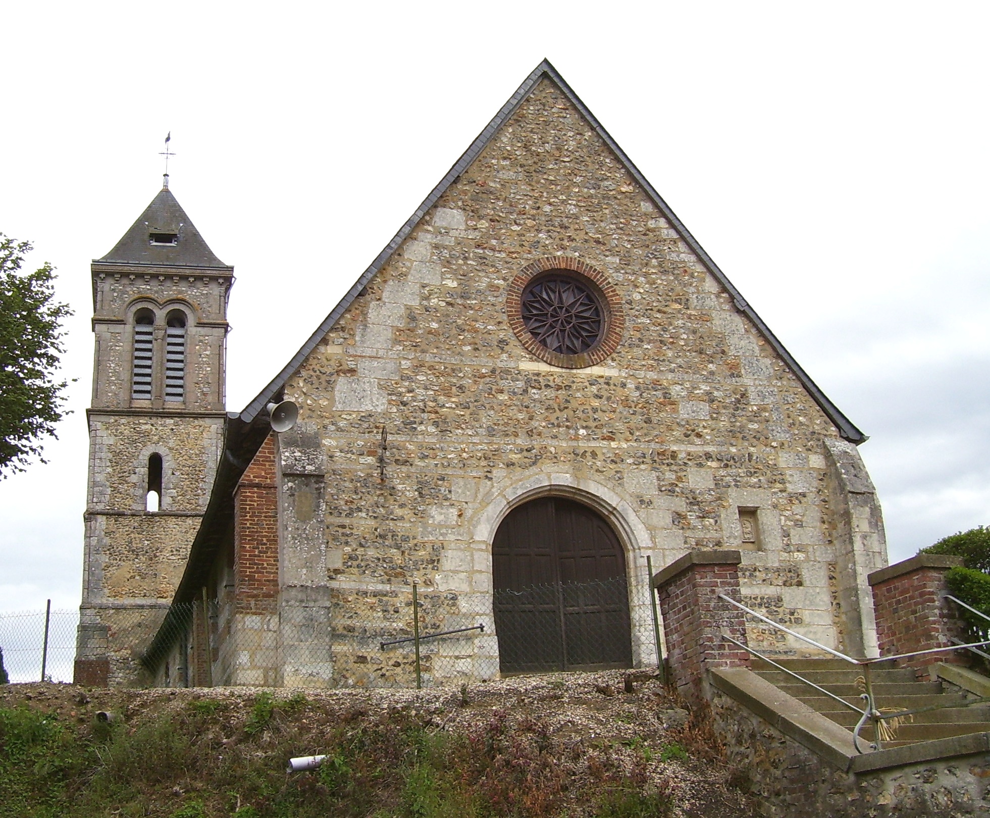 Church of Saint-Georges-du-Vièvre, own photo (on commons), public domain