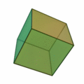 Hexahedron or "cube"