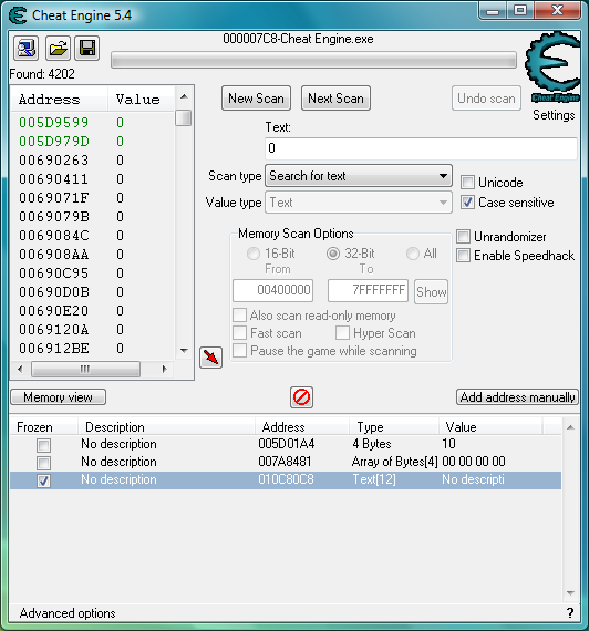 Cheat Engine 5.4 برنامج شيت انجن للعبة المزرعة السعيدة happyfarm
