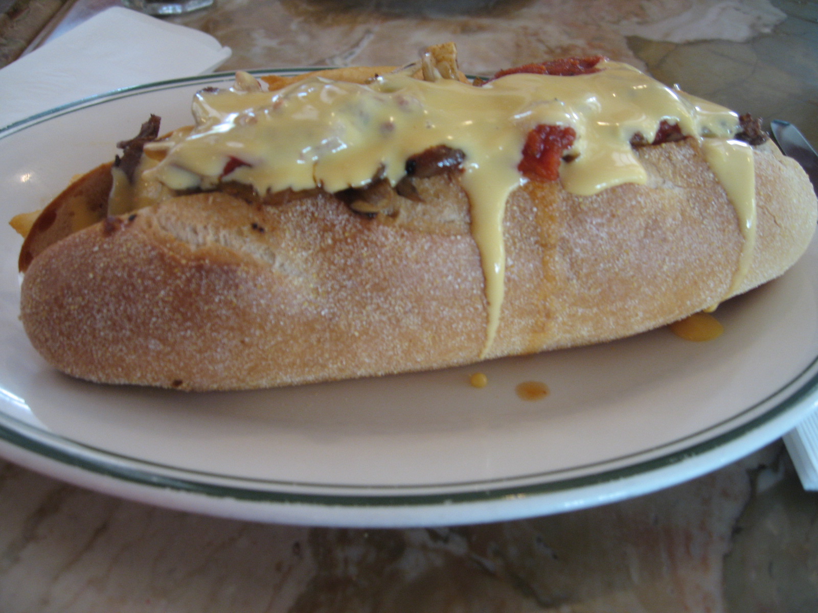 philly cheese sandwich