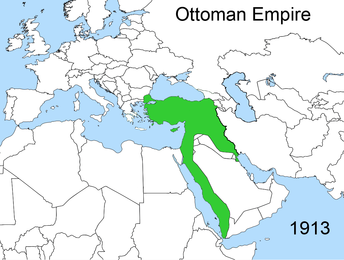 What Did Ottoman Empire Look Like  in 1913 