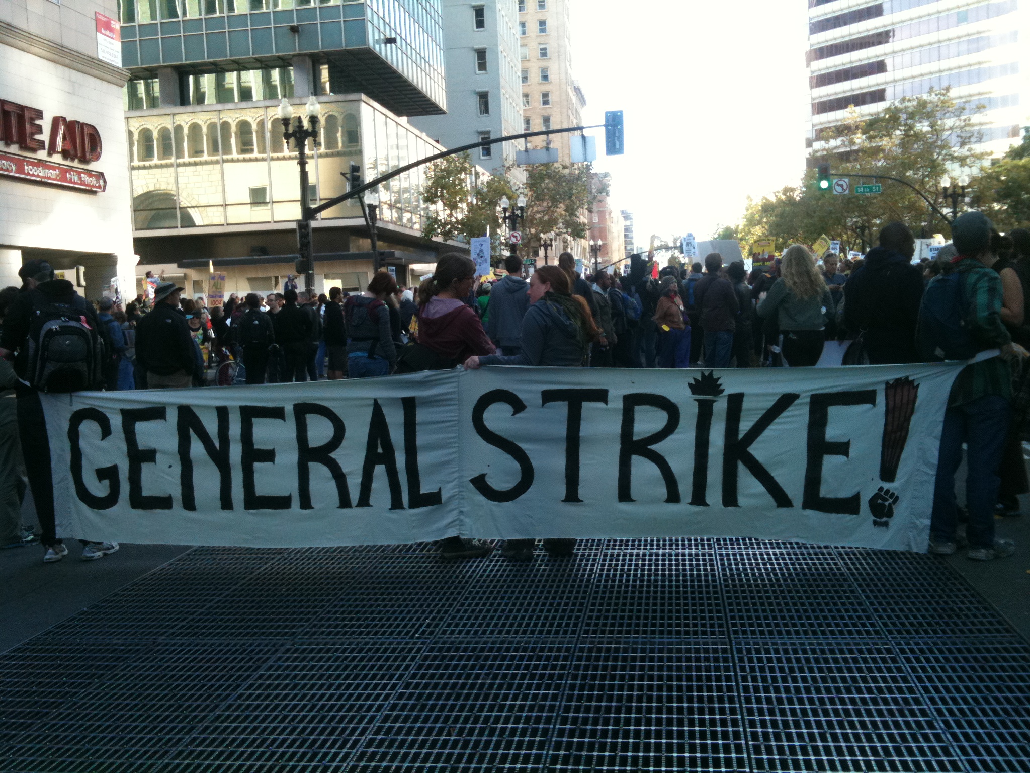 FileOccupy Oakland General Strike banner.jpg Wikimedia Commons