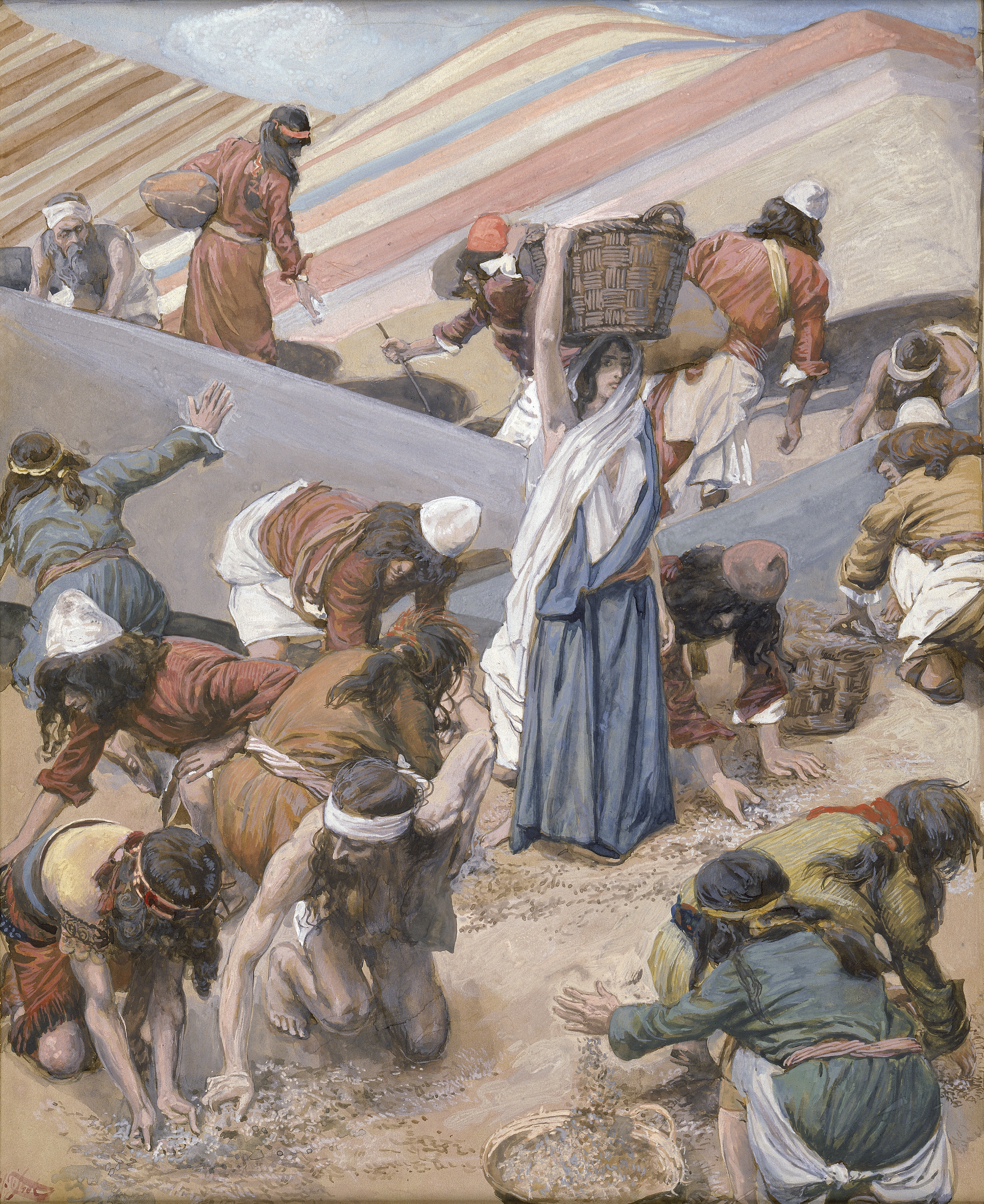 File:Tissot The Gathering of the Manna (color).jpg