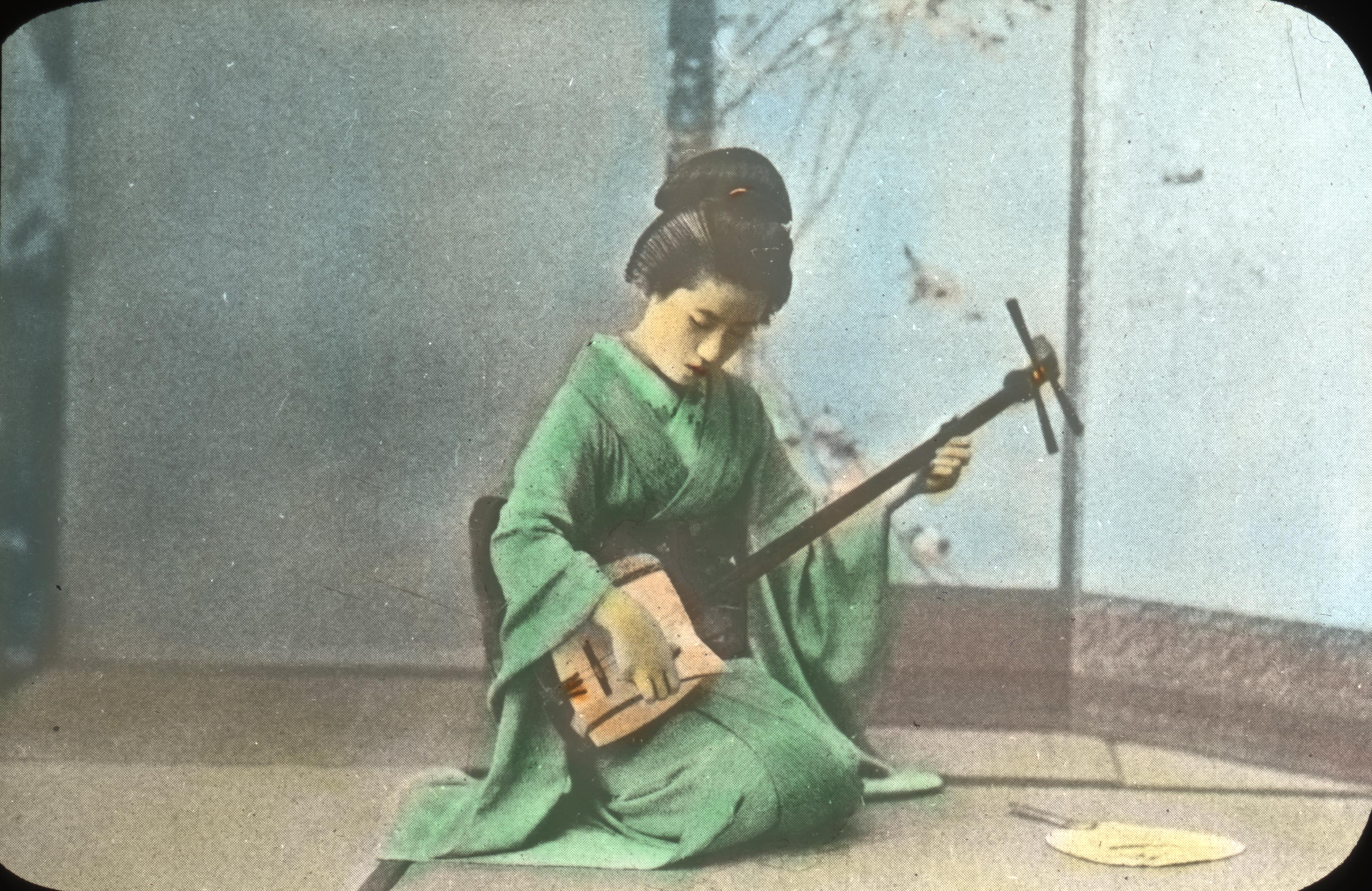 Geisha_Girl_Playing_the_Samisen_(4787676913).jpg (3265×2120)