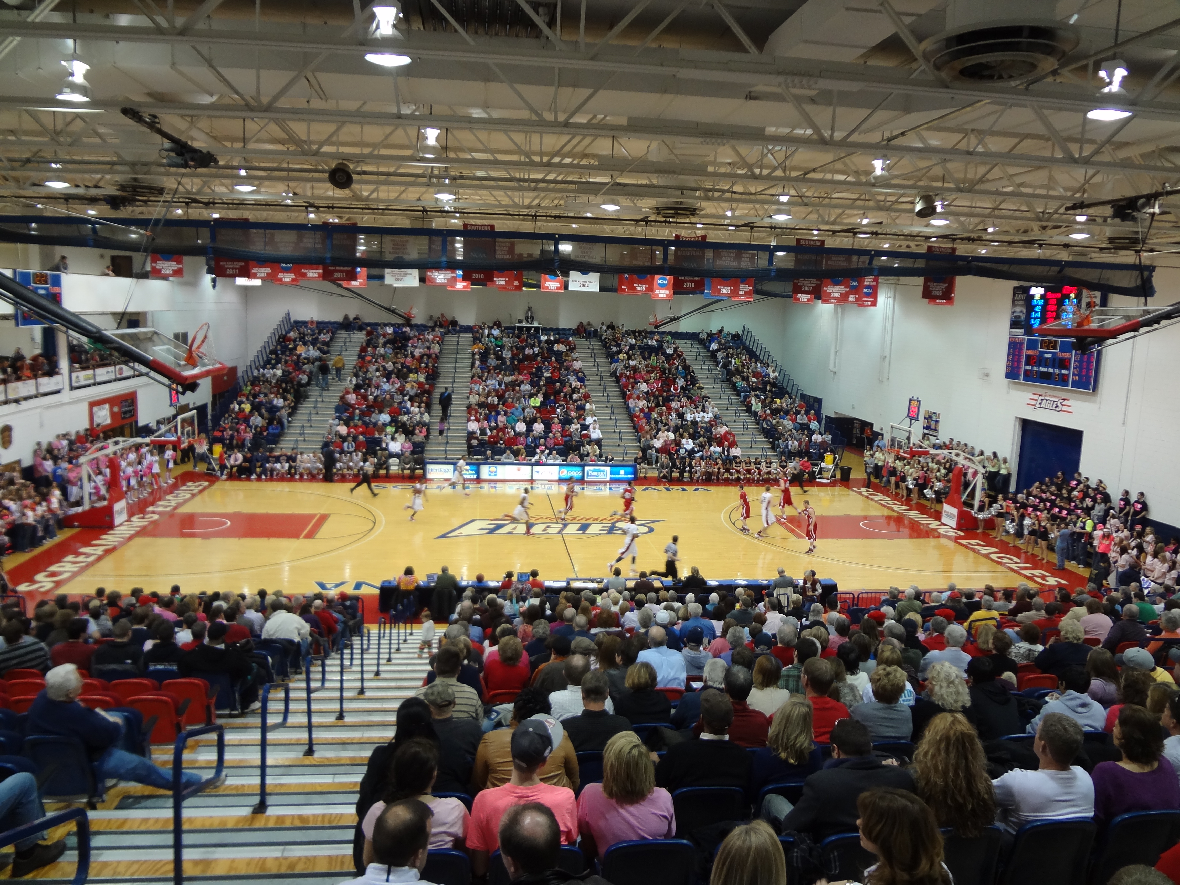 basketball court overview