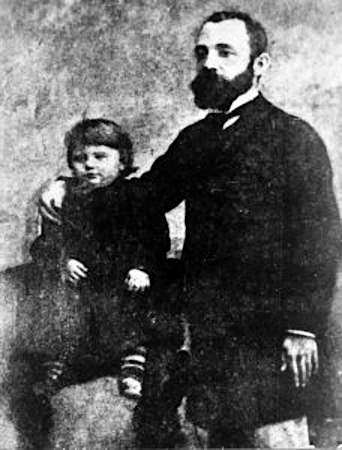Vasil Kınçov, kızı Nevena ile birlikte