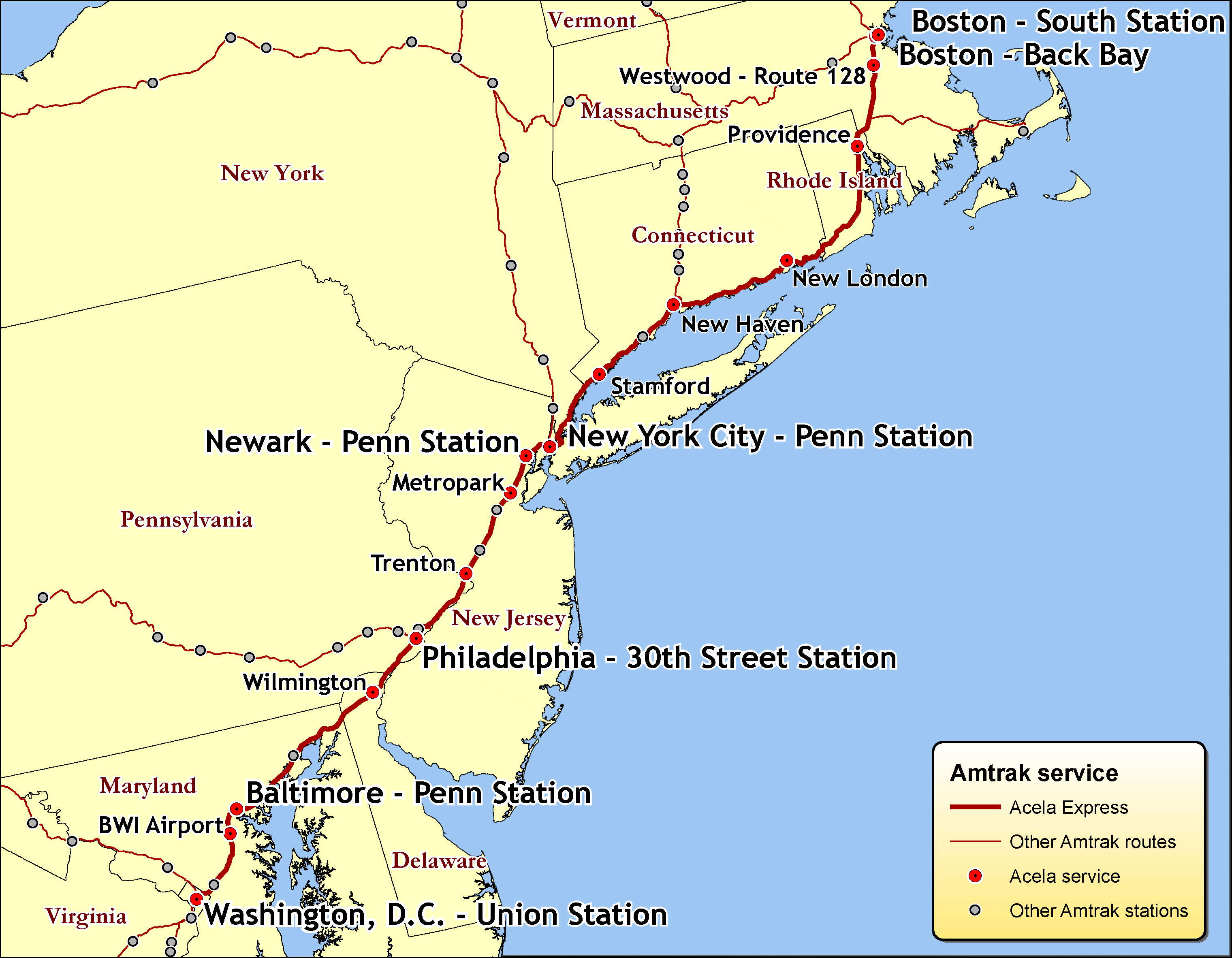 Acela Express - Wikipedia, the free encyclopedia