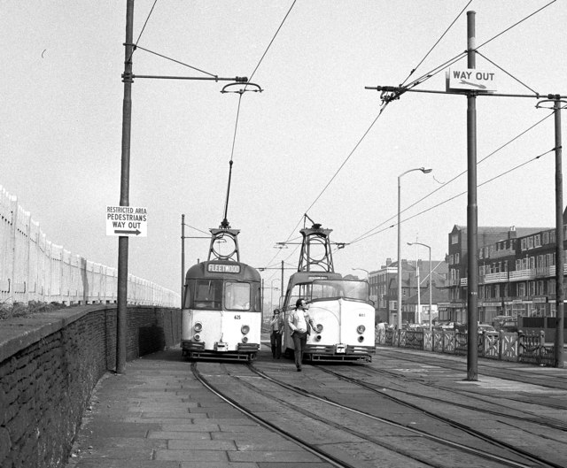 Trams at Bispham - geograph.org.uk - 1616294.jpg