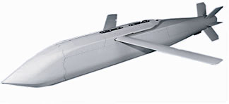 L'AGM-154 est une famille de bombes planantes américaine appartenant à la classe des 1 000 livres (454 kg).