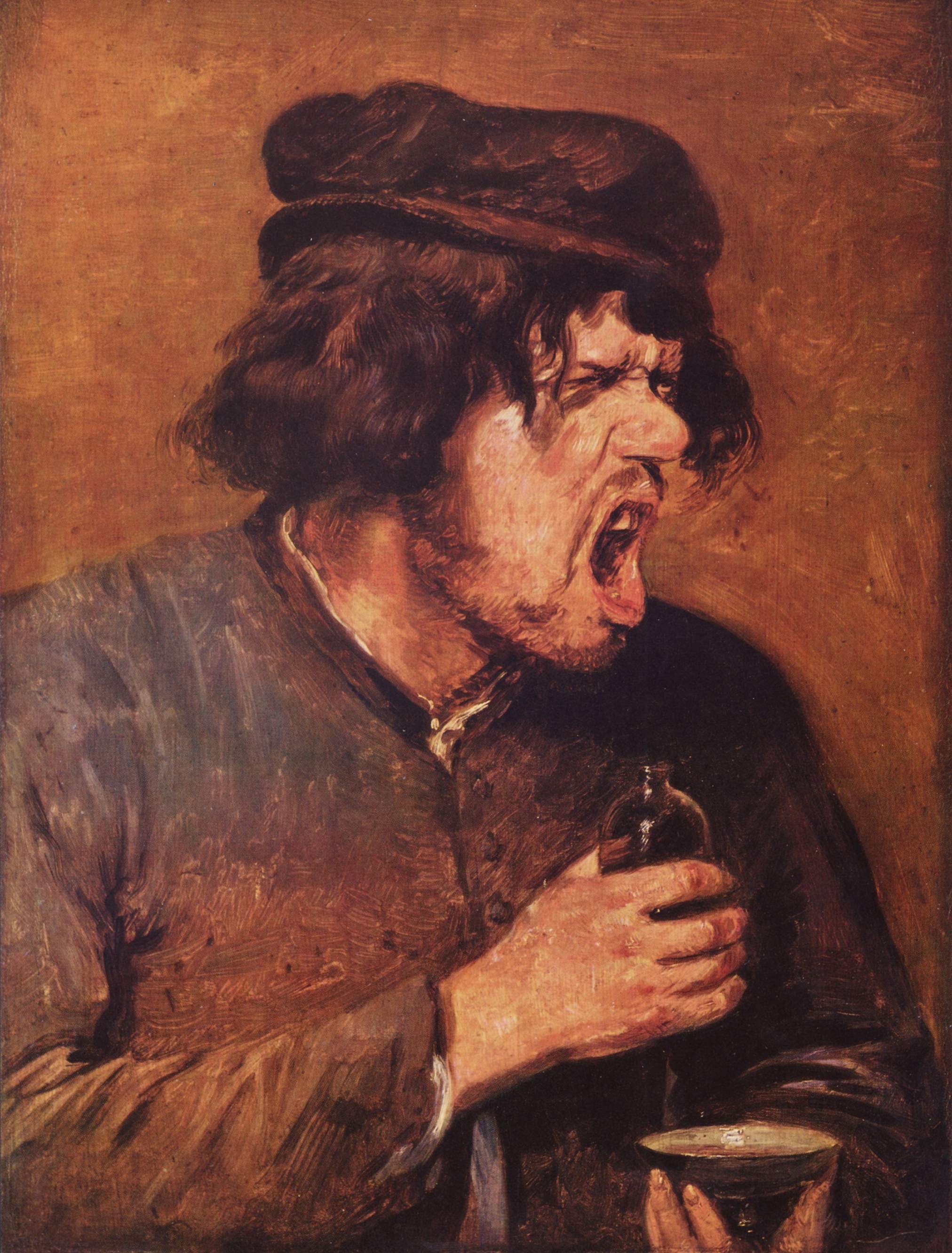 Adriaen Brouwer (circa 1605/1606–1638) : The Bitter Tonic - Quelle: WikiCommons