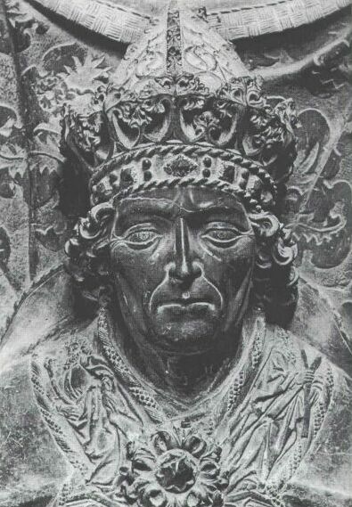 Grabplatte des römisch-deutschen Königs Ludwig IV. des Bayern (1314-1347) von 1468