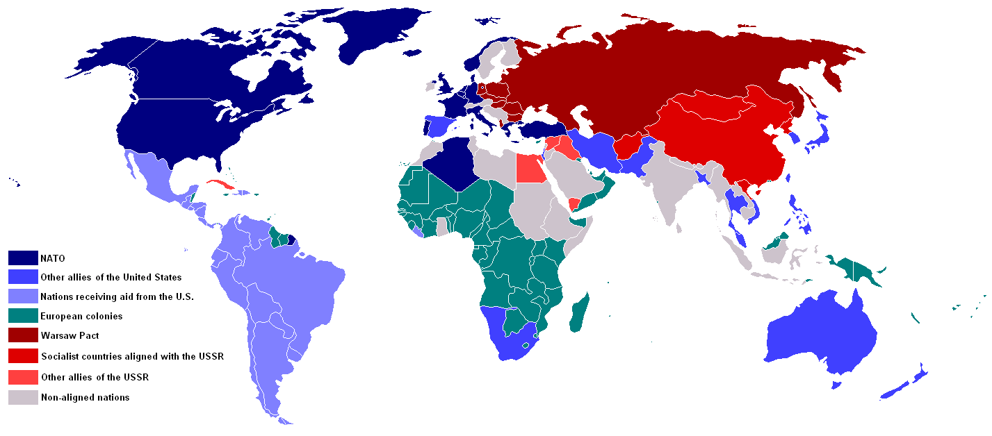 Spheres of influence circa 1959