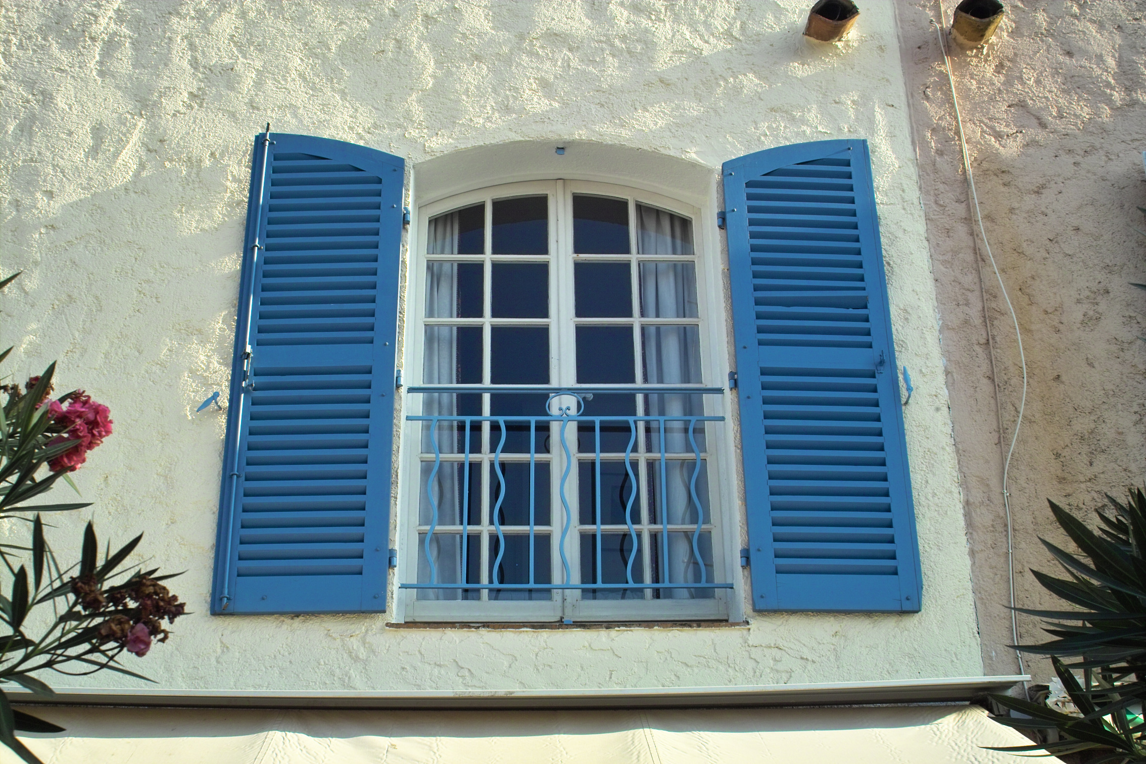 French Window with Shutters