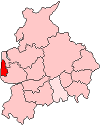 Shown within ceremonial Lancashire