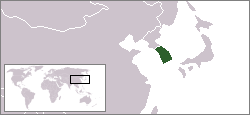 Sydkorea - Lokalisering