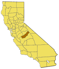 California map showing Madera County.png