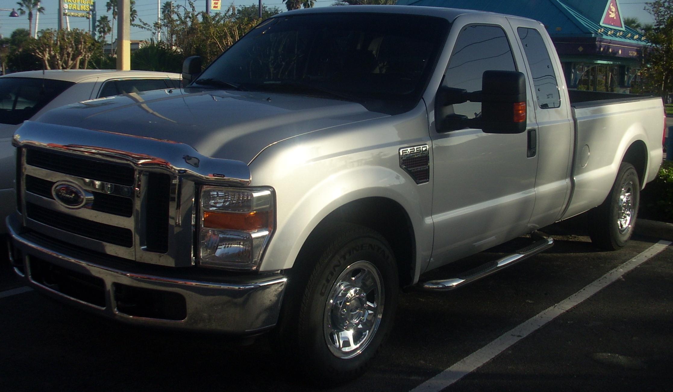 Ford f250 extended cab length