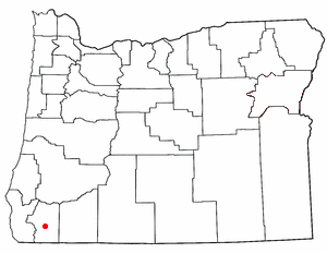 Vị trí của Selma, Oregon