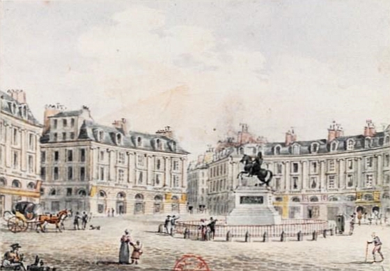 Place des Victoires by Victor-Jean Nicolle