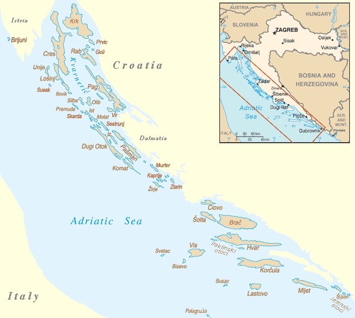 Mapa Split – Croacia – Viajeros del Camino