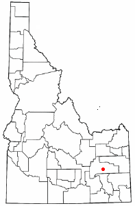 Mapo di Blackfoot, Idaho