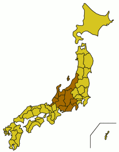Ĉubu-regiono, Japanio