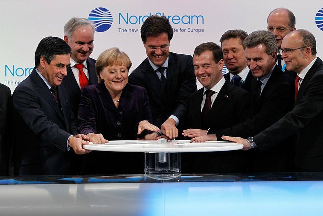 Nord Stream ceremony
