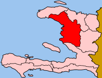 Pladsering af Artibonite på Haiti