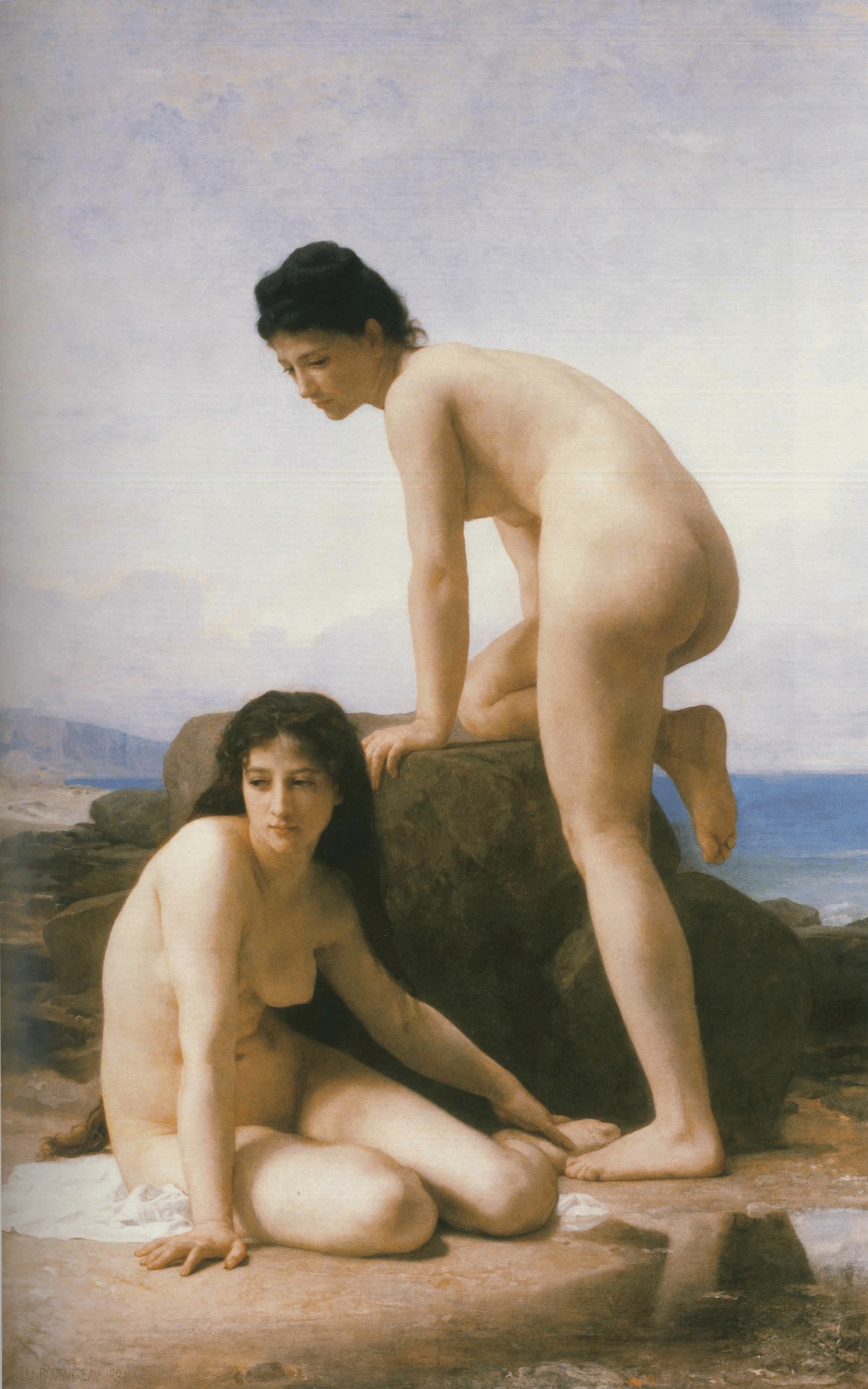 William-Adolphe Bouguereau (1825-1905) - Les Deux Baigneuses (1884)