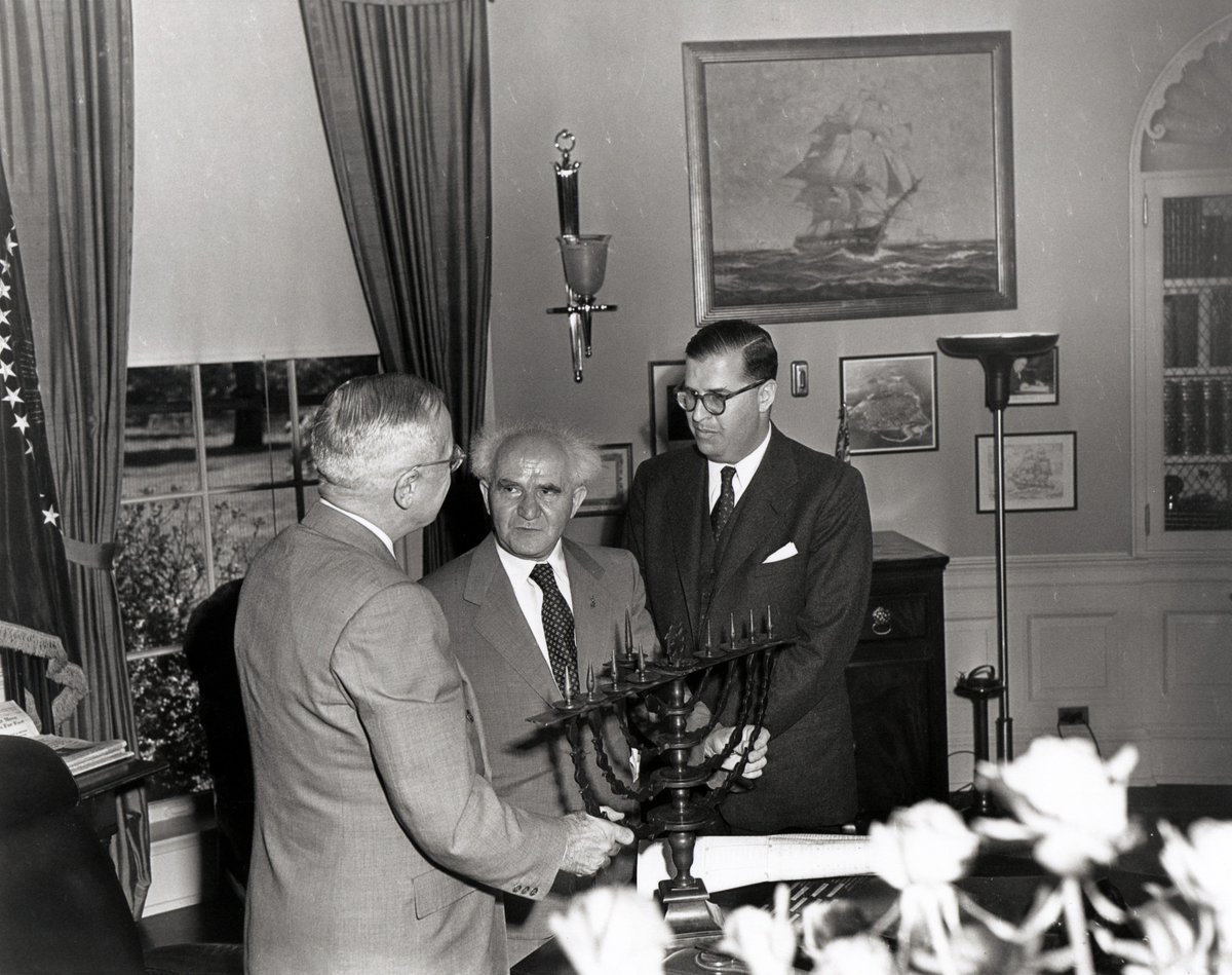File:Truman receives menorah.jpg