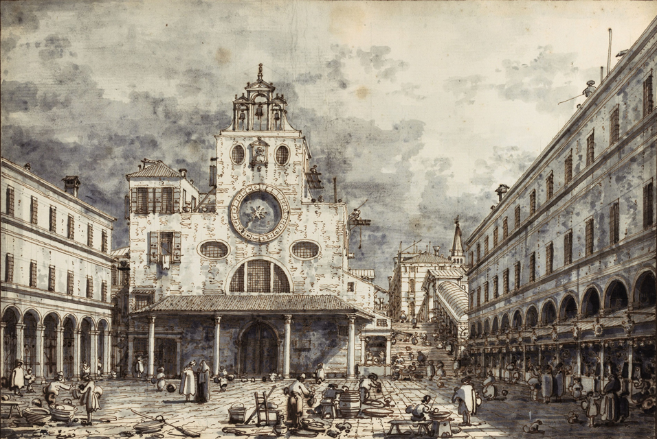 http://upload.wikimedia.org/wikipedia/commons/5/5c/Canaletto,_Venice_1697-1768,_Campo_San_Giacomo_di_Rialto,_Venice,_pen_and_brown_ink.jpg