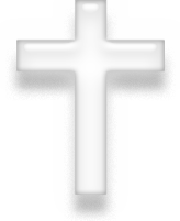 Symbol of Christianity, white version.