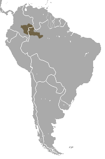 Distribución del tamarino jaspeado