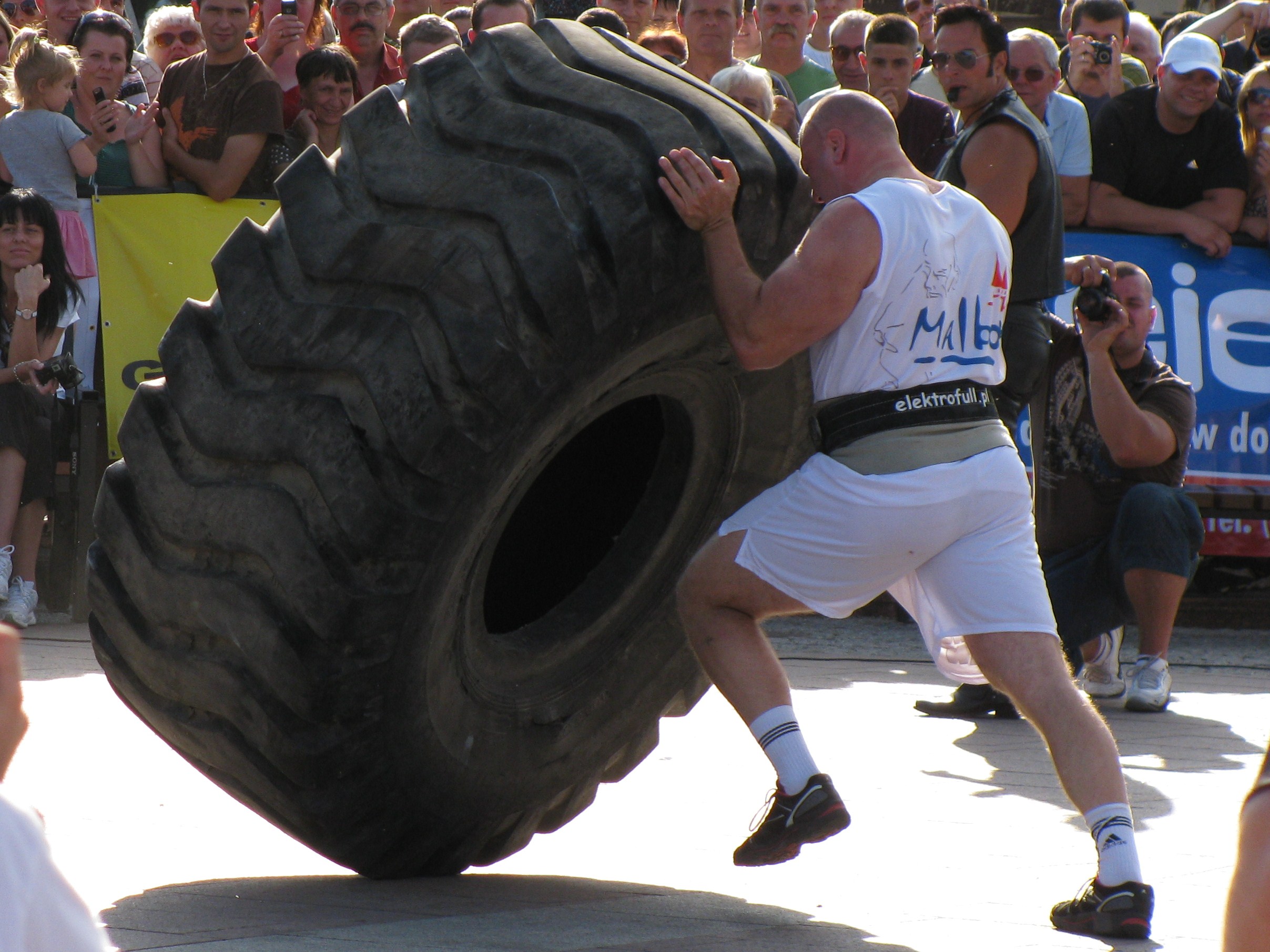 tyre flipping