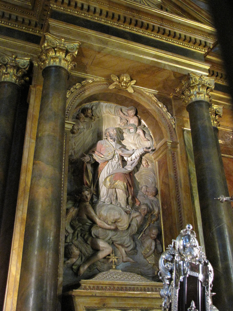Den hellige Eufrasius, alter viet til ham i katedralen i Ja&#233;n (1700-t)