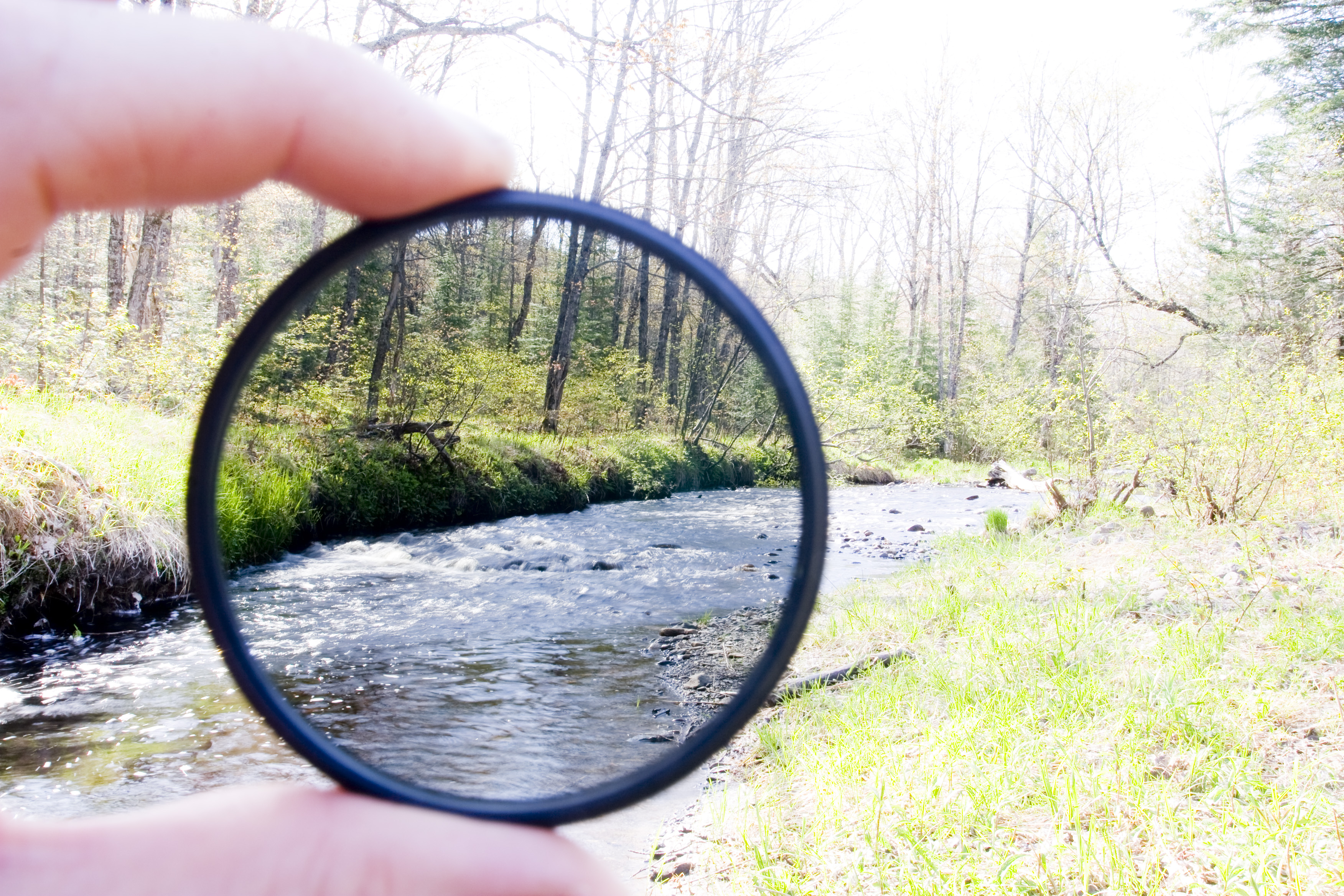 Nd filter camera lens