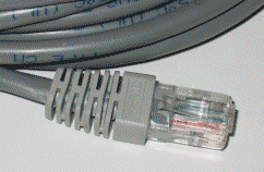 10BASE-T Cable. Picture taken by Duncan Lock a...