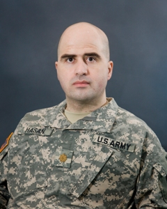 English: Major Nidal Malik Hasan, Fort Hood sh...