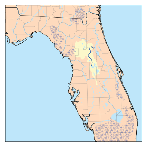 Eastern us river map