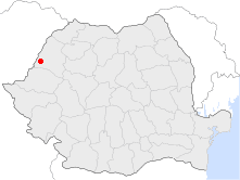 Location of Salonta