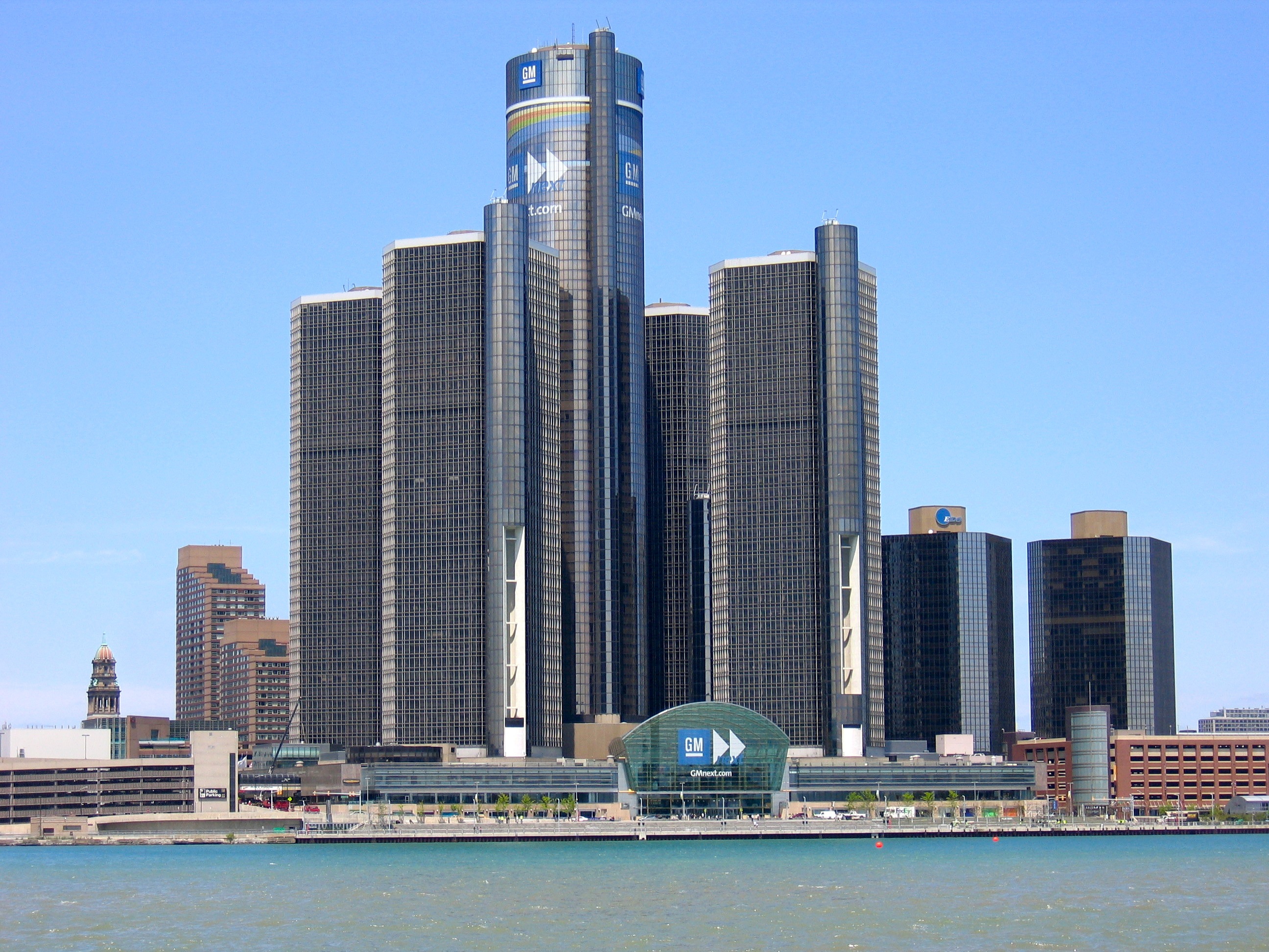 FileHeadquarters of GM in Detroit.jpg Wikipedia