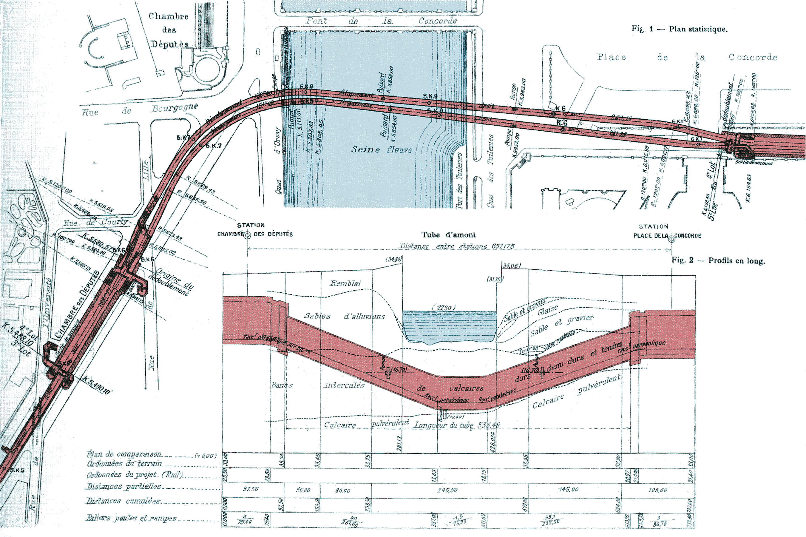 File:Metro de Paris - Plan traversee sous-fluviale ligne A Nord-Sud ...